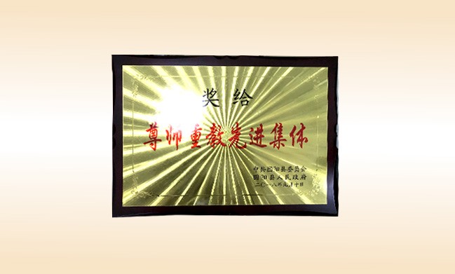 2018年10月-佳博官方网站公司荣获-中共固阳县委员会固阳人民政府-尊师重教先进集体